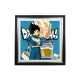 Dragon Ball Handmade Multilayer Decorative 3D Paper Craft Frame
