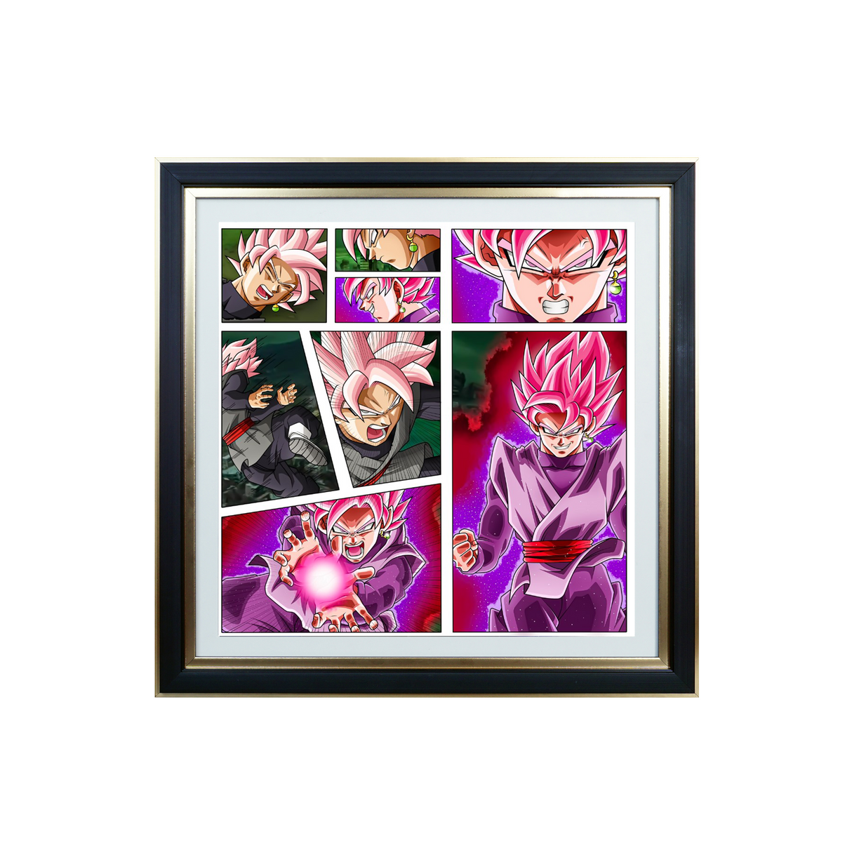 Dragon Ball Handmade Multilayer Decorative 3D Paper Craft Frame