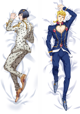 208 - JoJo's Bizarre Adventure Bruno Bucciarati & Giorno Giovanna Hugging Body Pillow Package