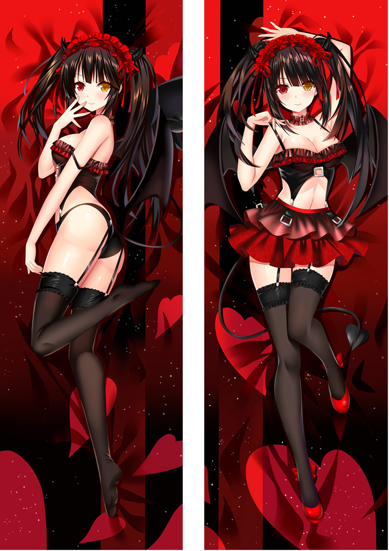 276 - Date a Live Kurumi Tokisaki Hugging Body Pillow Package