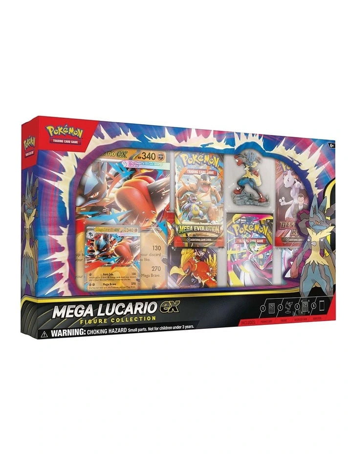 LIMITED TO 1 PER PERSON Pokemon TCG: Mega Evolution Mega Lucario EX Figure Collection