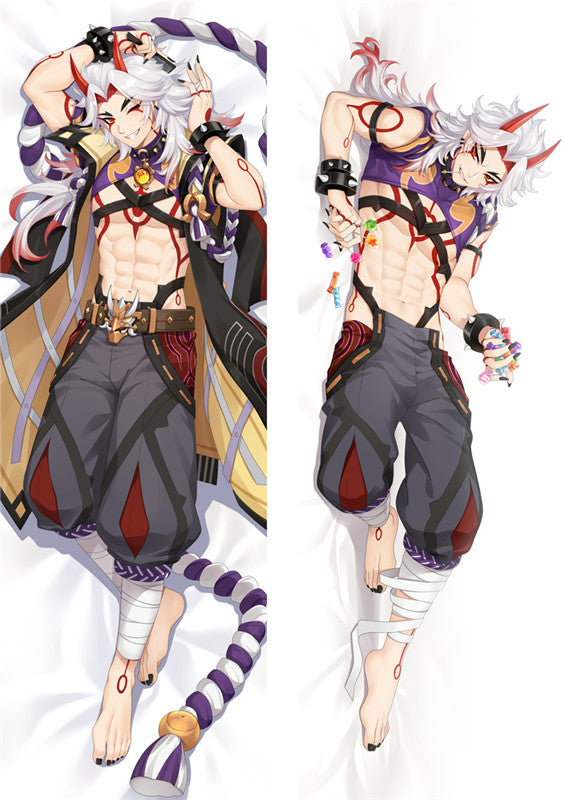 286 - Genshin Impact Arataki Itto Dakimakura Hugging Body Pillow Package