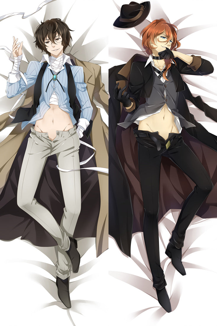 316 - Bungou Stray Dogs Dazai Osamu & Chuuya Nakahara Hugging Body Pillow Package
