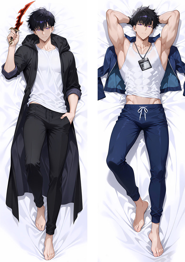 367 - Solo Leveling Sung Jinwoo Dakimakura Hugging Body Pillow Package