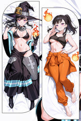 374 - Fire Force Maki Oze Hugging Body Pillow Package