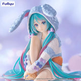 Vocaloid Hatsune Miku (Rabbit Ear Hood Pajama Blue Color Ver.) Noodle Stopper Figure