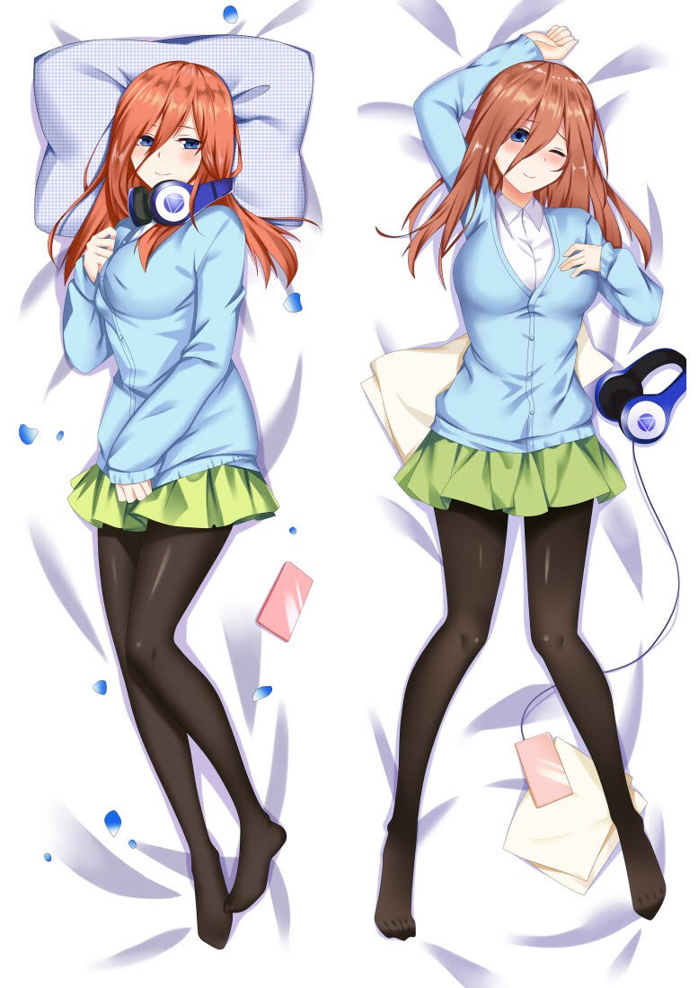 040 - The Quintessential Quintuplets Miku Nakano Dakimakura Hugging Body Pillow Package