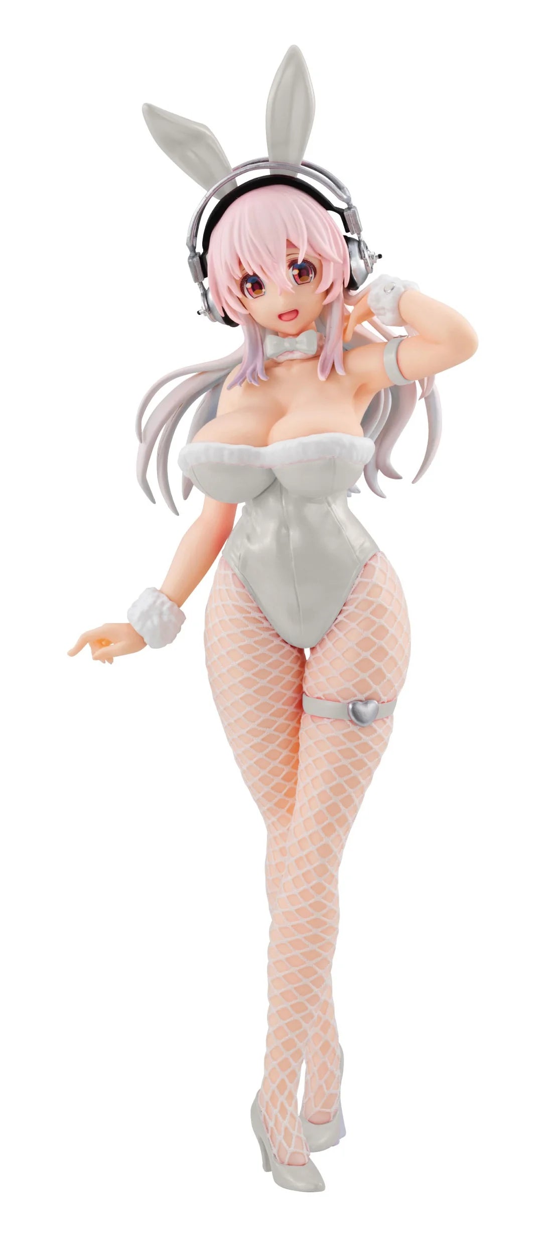 Nitroplus BiCute Bunnies Super Sonico (Pearl White Ver.) Figure