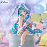 Vocaloid Hatsune Miku (Rabbit Ear Hood Pajama Blue Color Ver.) Noodle Stopper Figure
