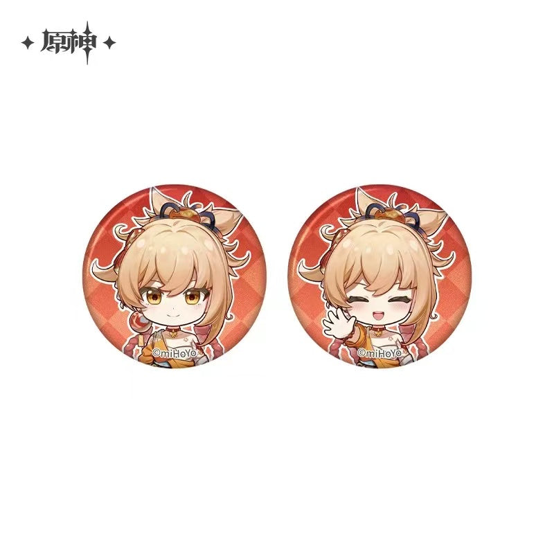 Genshin Impact Photo Reminiscing Series Official Mini Badge Set