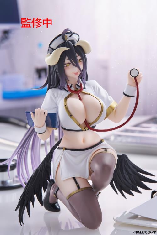Overlord Desktop Cute Albedo (Nurse Ver.) Figure