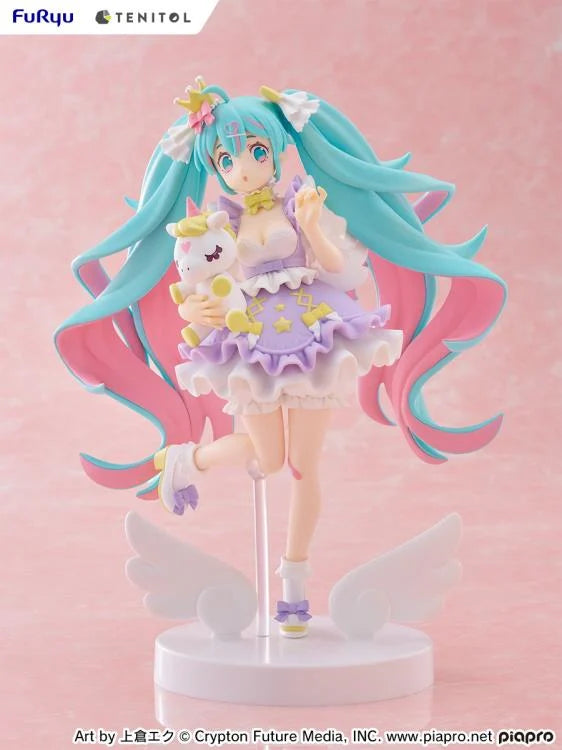 Vocaloid Tenitol Hatsune Miku (Yumekawa Princess Lavender Ver.) Figure