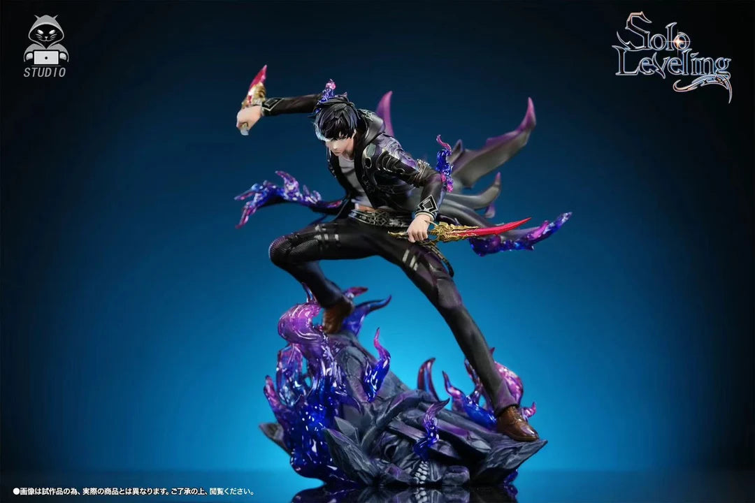 Black Panther Studio Solo Leveling Sung Jinwoo 1/6 GK Resin Statue
