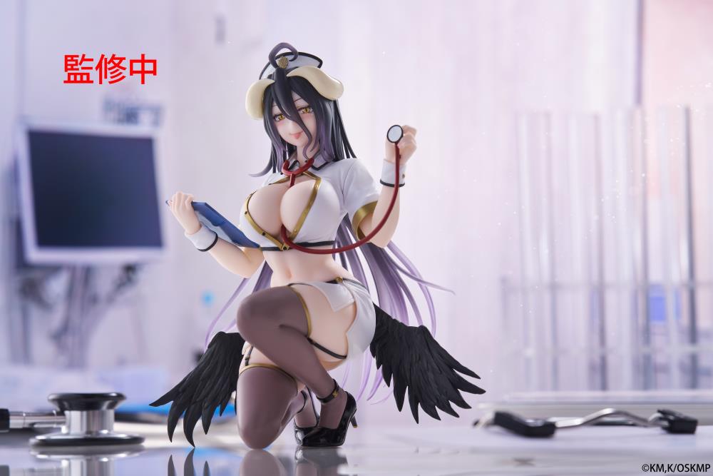 Overlord Desktop Cute Albedo (Nurse Ver.) Figure