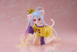 No Game No Life Desktop Cute Shiro (Cat Ear T-Shirt Ver.) Figure