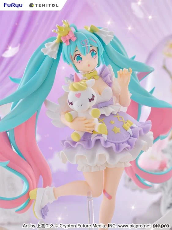 Vocaloid Tenitol Hatsune Miku (Yumekawa Princess Lavender Ver.) Figure