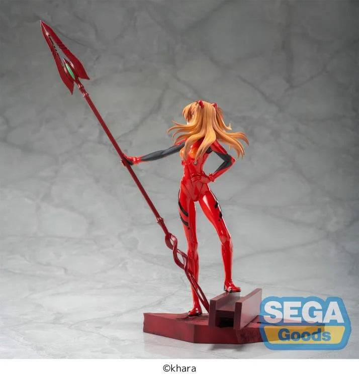 Rebuild of Evangelion Luminasta Asuka Shikinami Langley x Spear of Cassius Figure