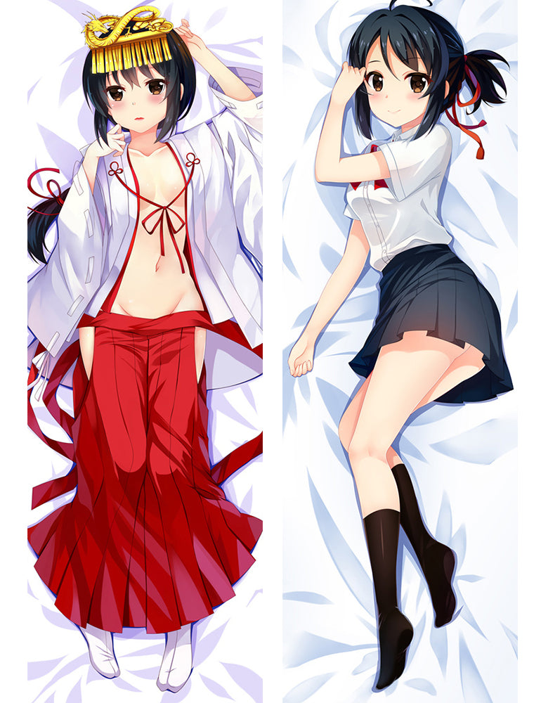 088 - Your Name. Mitsuha Miyamizu Hugging Body Pillow Package