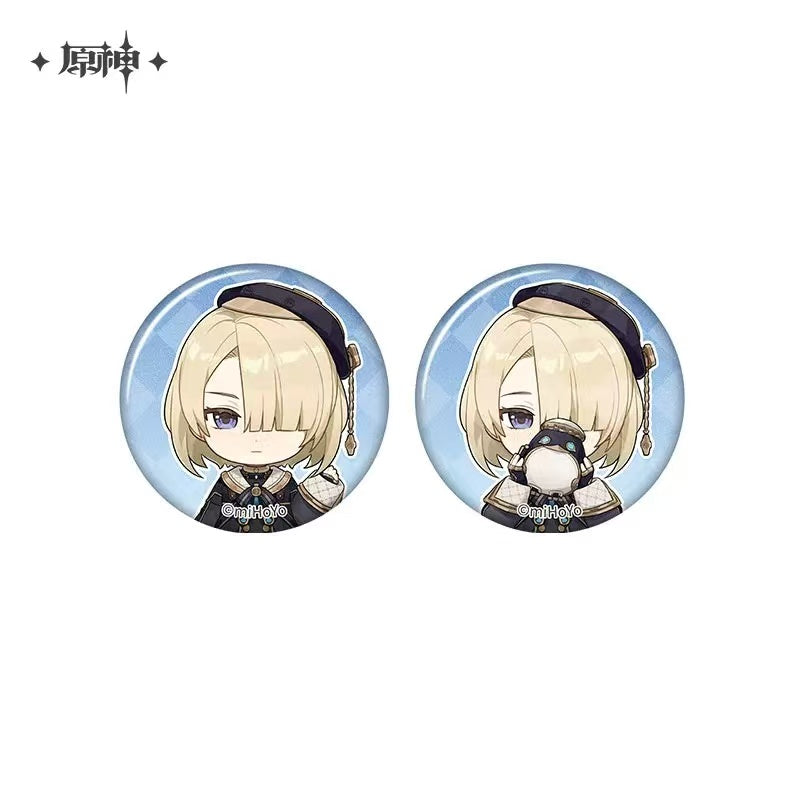 Genshin Impact Photo Reminiscing Series Official Mini Badge Set