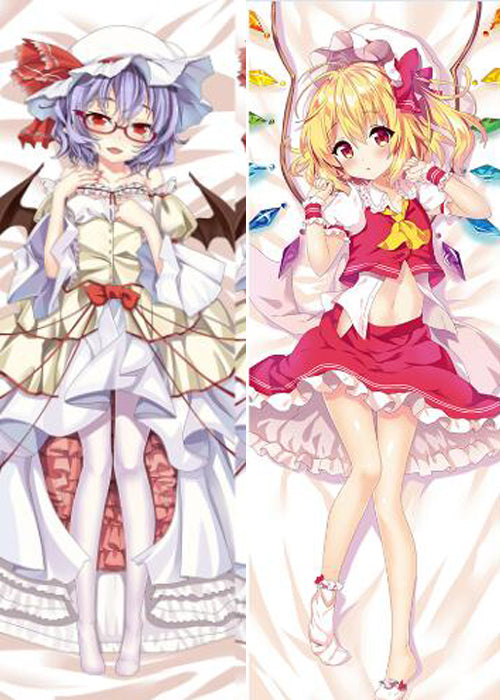 092 - Touhou Project Remilia Scarlet & Flandre Scarlet Dakimakura Hugging Body Pillow Package