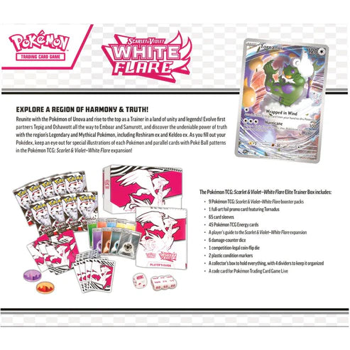 POKÉMON TCG Scarlet & Violet: White Flare Elite Trainer Box (ETB)