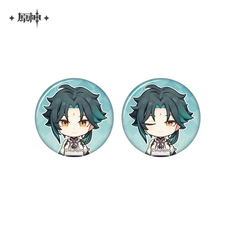 Genshin Impact Photo Reminiscing Series Official Mini Badge Set