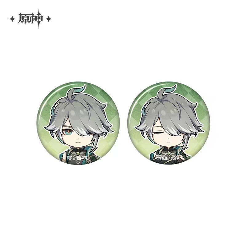 Genshin Impact Photo Reminiscing Series Official Mini Badge Set