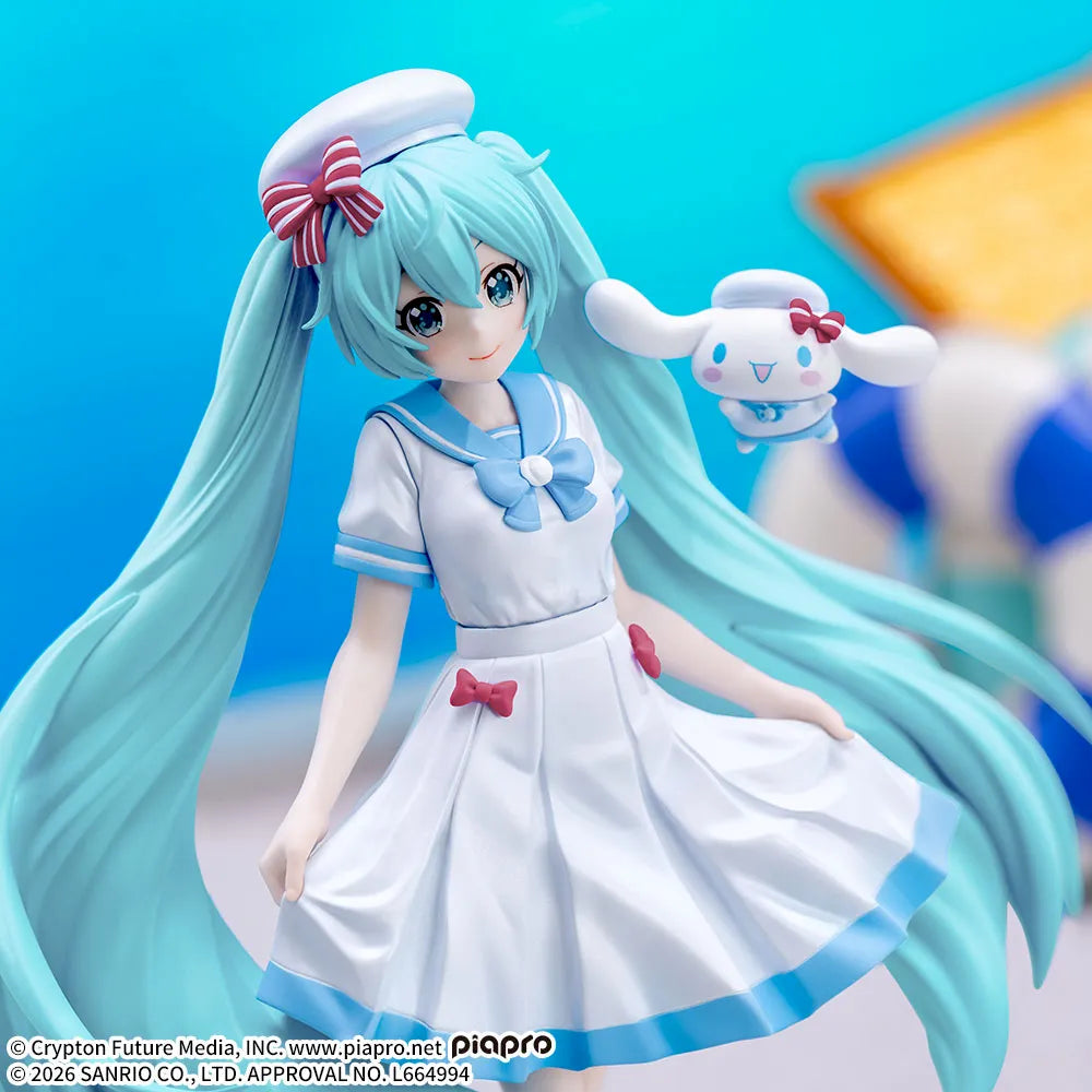 SEGA XStellar Hatsune Miku x Cinnamoroll Summer Ver. Figure