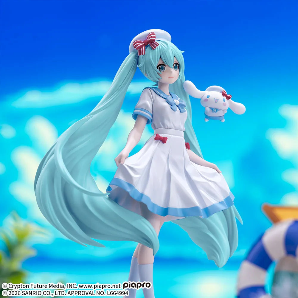 SEGA XStellar Hatsune Miku x Cinnamoroll Summer Ver. Figure