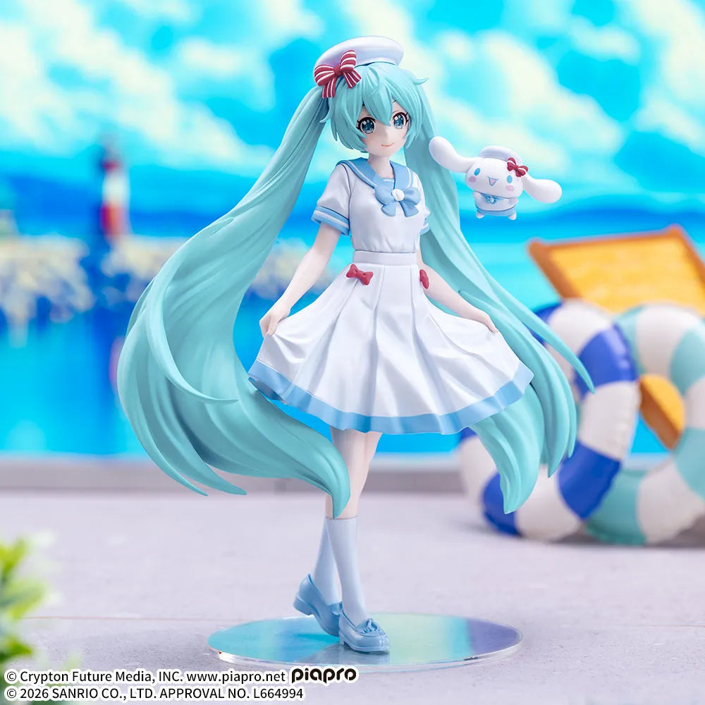 SEGA XStellar Hatsune Miku x Cinnamoroll Summer Ver. Figure