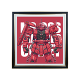 Gundam Handmade Multilayer Decorative 3D Paper Craft Frame