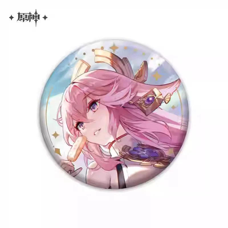 Genshin Impact Anecdote Themed Official Character Badges