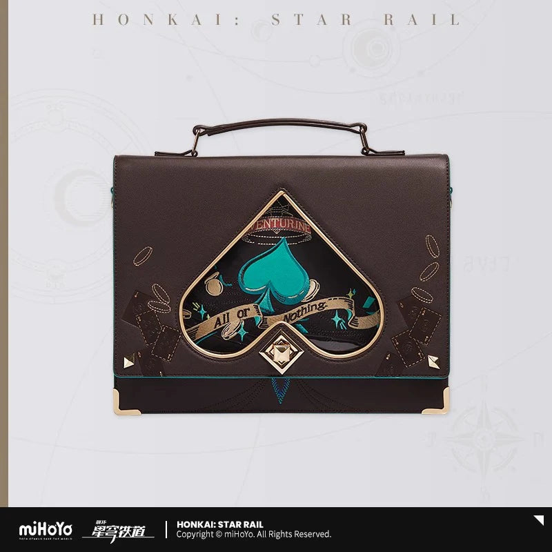 Honkai: Star Rail Aventurine Themed Messenger Bag
