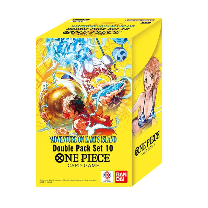 LIMITED TO 1 PER PERSON One Piece Card Game - Adventure on Kami's Island DP-10 Double Pack [English]