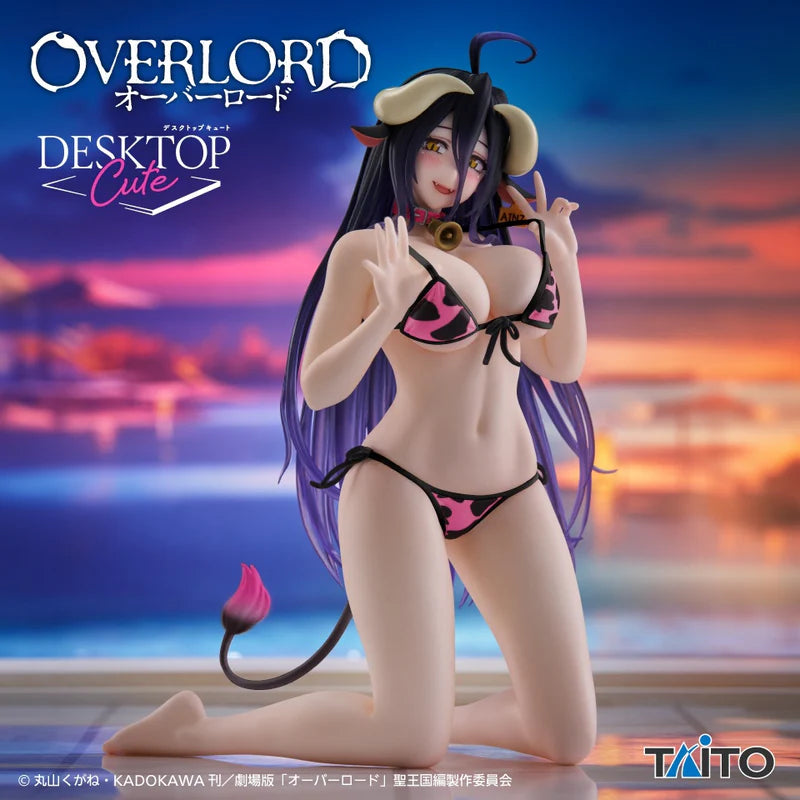 Overlord Desktop Cute Albedo (Cow-Print Swimsuit Ver.) Figure (Renewal Edition)