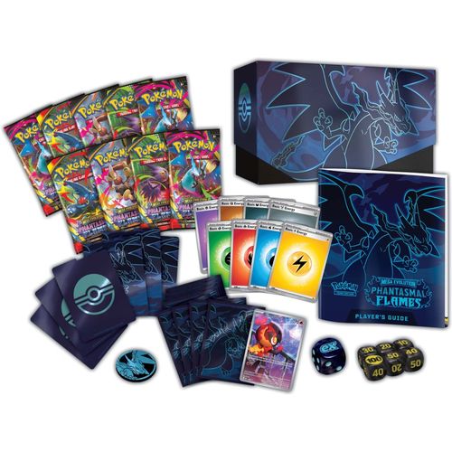 LIMITED TO 1 PER PERSON Pokemon TCG: Mega Evolution Phantasmal Flames Elite Trainer Box