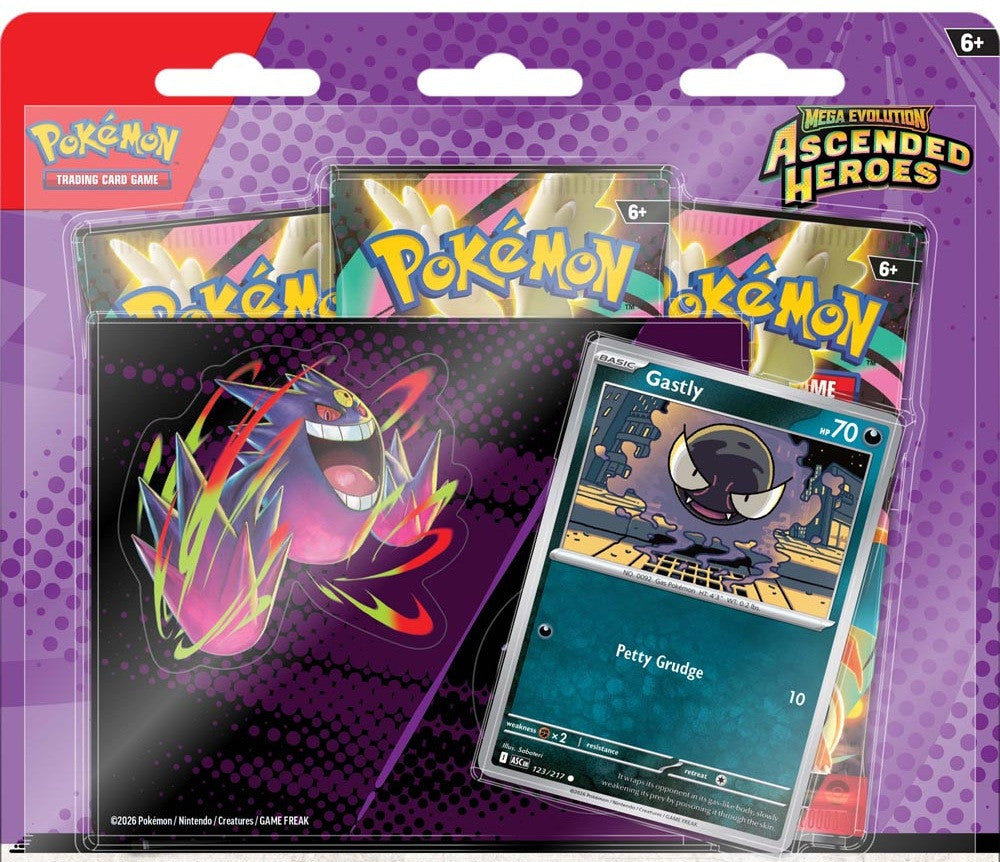 LIMIT 1 PER PERSON Pokemon TCG: Ascended Heroes Tech Sticker Blister Packs