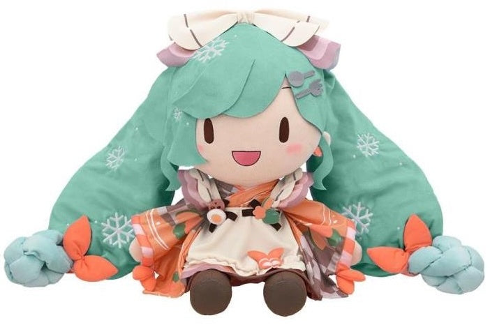 SEGA Fuwapetit - Snow Miku 2024 Dodeka Jumbo Plush