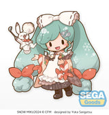SEGA Fuwapetit - Snow Miku 2024 Dodeka Jumbo Plush