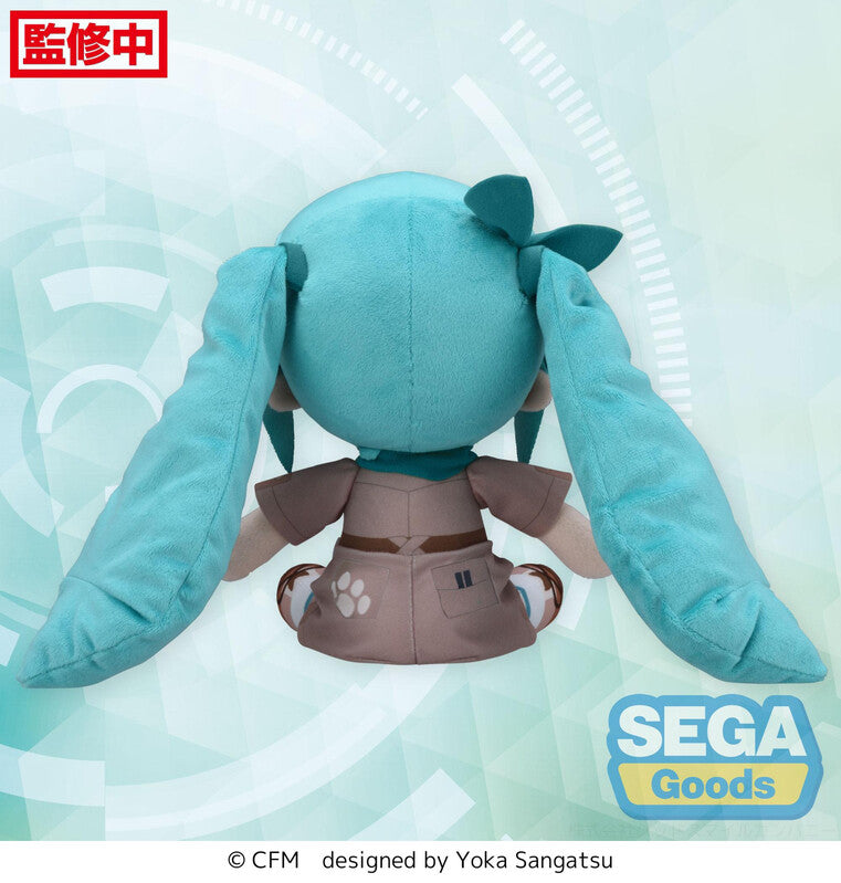 SEGA Fuwa Petit Hatsune Miku Going Out Series Zoo Ver. Plush