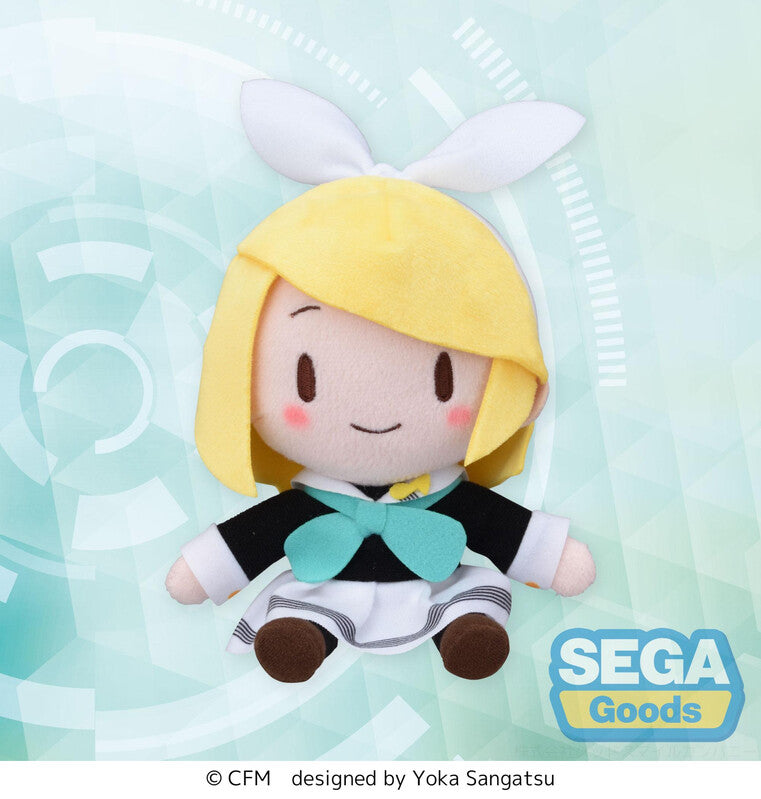 SEGA Fuwa Petit: Hatsune Miku Series Mini Plush - Kagamine Rin Uniform Ver.