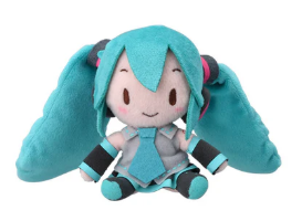 SEGA Fuwa Petit: Hatsune Miku Series Mini Plush - Hatsune Miku Deformed Chibi Ver.