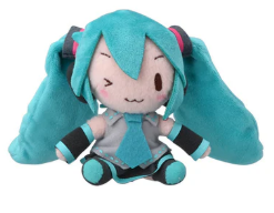 SEGA Fuwa Petit: Hatsune Miku Series Mini Plush - Hatsune Miku Deformed Chibi Ver.