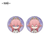 Genshin Impact Photo Reminiscing Series Official Mini Badge Set