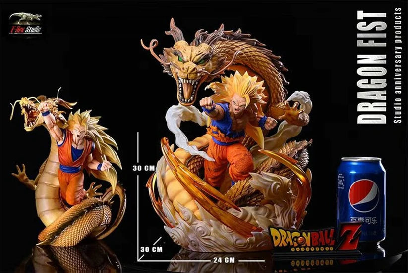 T-Rex Studio Dragon Ball Son Goku Dragon Fist Super Saiyan 3 Resin Statue