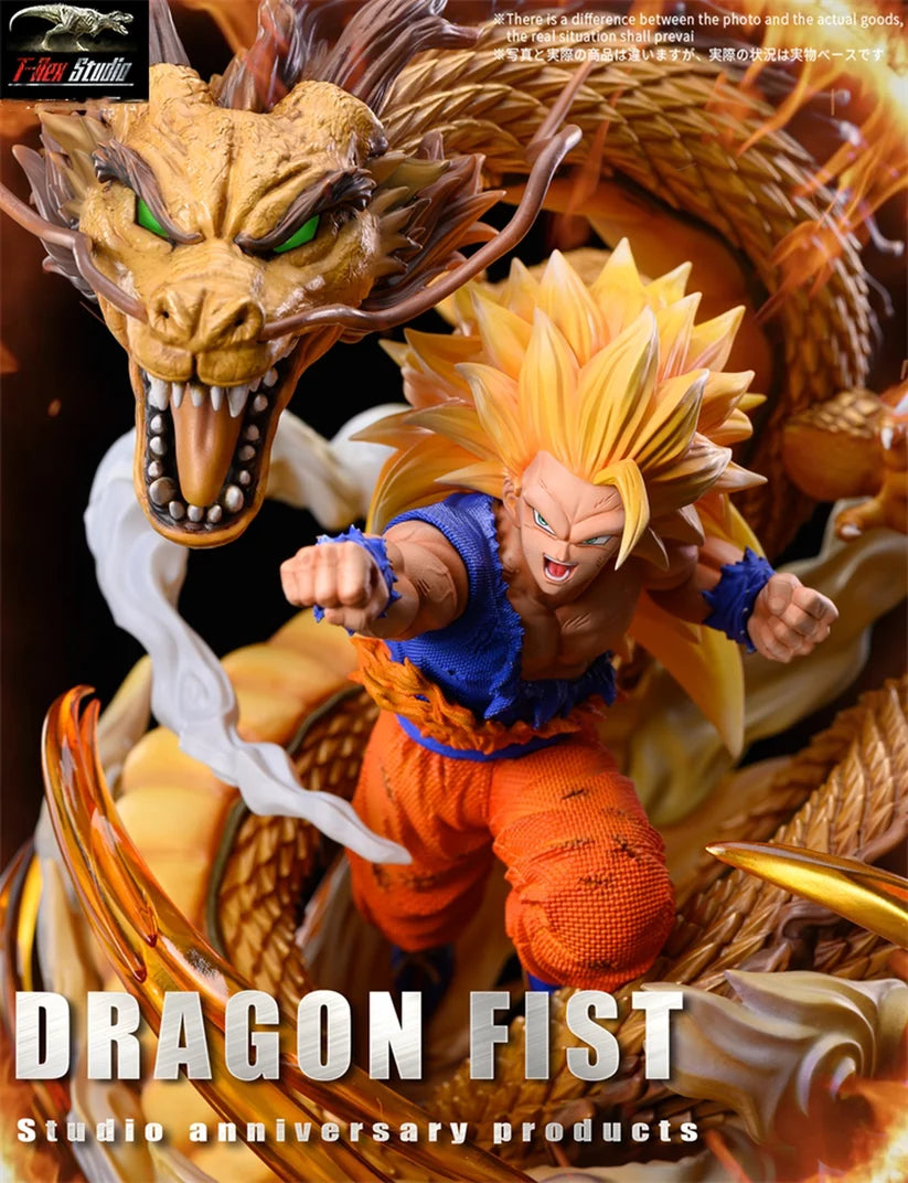 T-Rex Studio Dragon Ball Son Goku Dragon Fist Super Saiyan 3 Resin Statue
