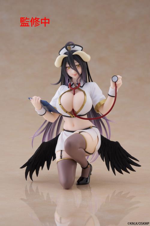 Overlord Desktop Cute Albedo (Nurse Ver.) Figure