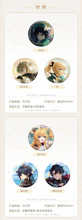 Genshin Impact V5.0-V5.8 Official Character Badges