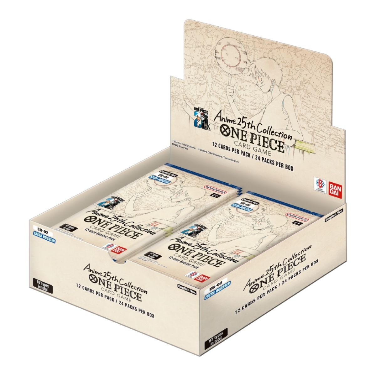 One Piece Card Game: Extra Booster – Anime 25th Collection [EB-02]