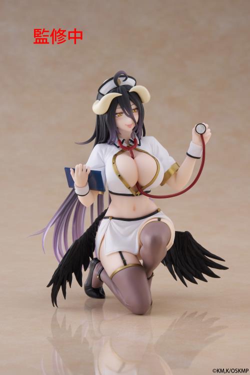 Overlord Desktop Cute Albedo (Nurse Ver.) Figure